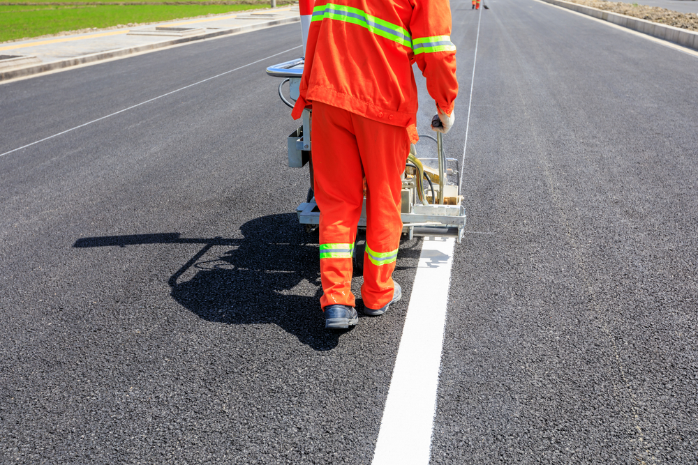 highway line marking highway line marking